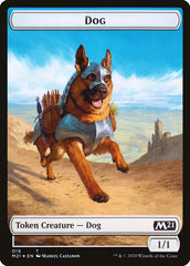 Demon // Dog Double-Sided Token [Core Set 2021 Tokens] | Lots Moore NSW