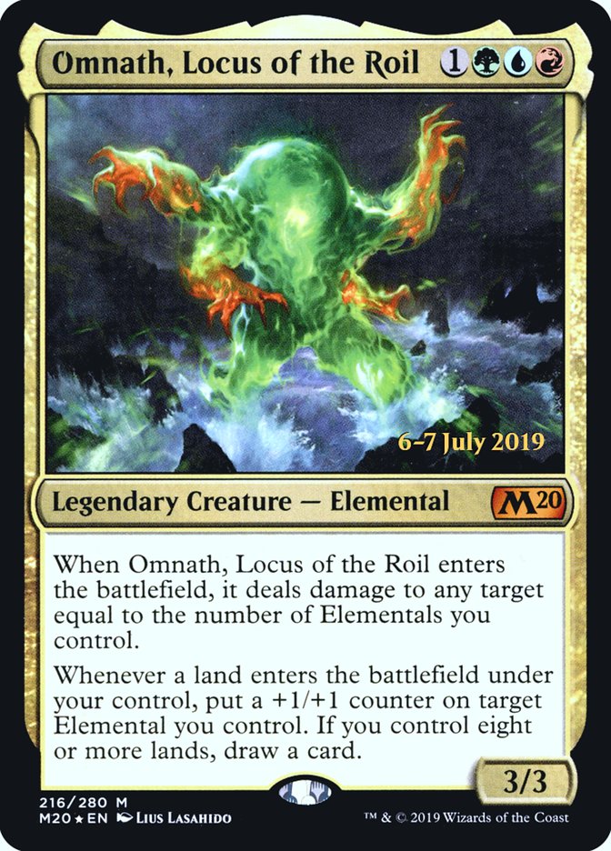 Omnath, Locus of the Roil [Core Set 2020 Prerelease Promos] | Lots Moore NSW