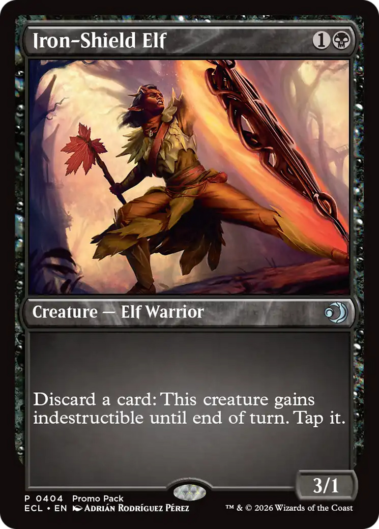 Iron-Shield Elf [Lorwyn Eclipsed Promos] | Lots Moore NSW