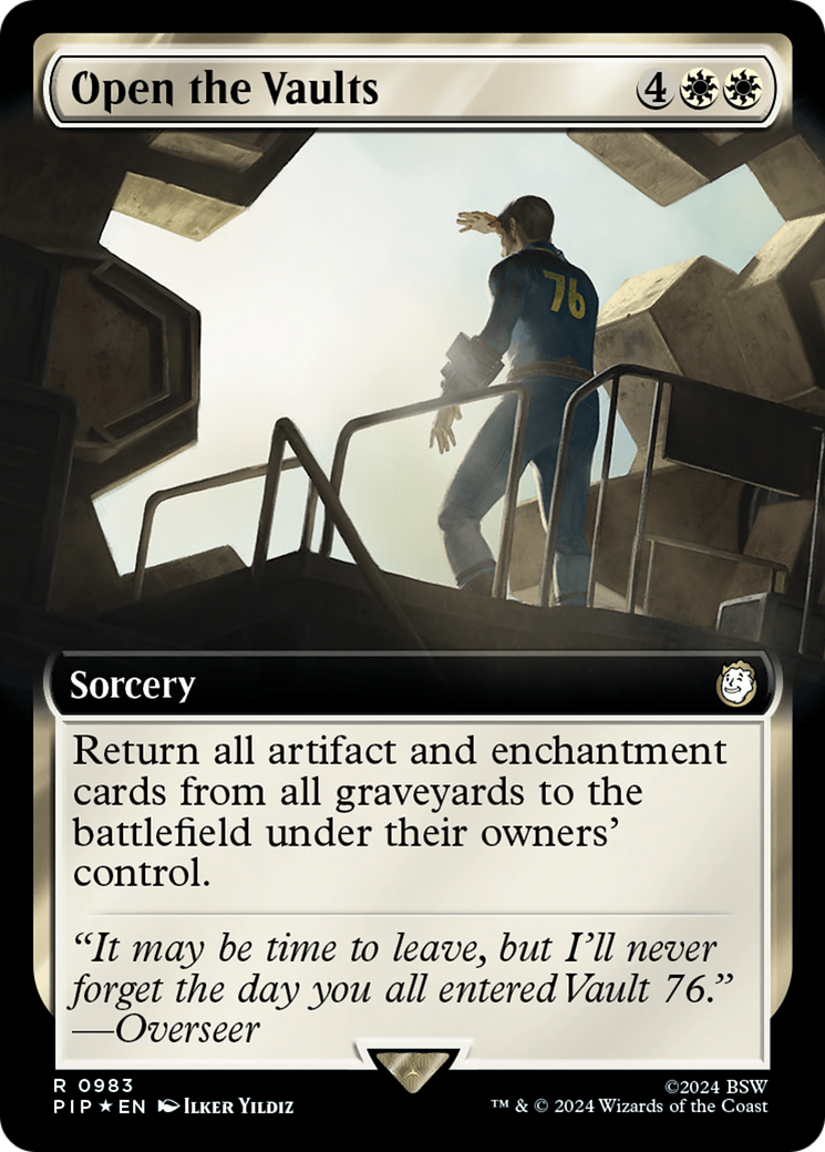 Open the Vaults (Extended Art) (Surge Foil) [Fallout] | Lots Moore NSW