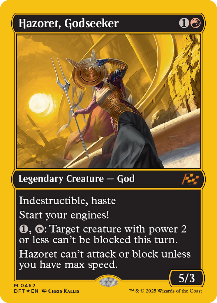 Hazoret, Godseeker (First-Place Foil) [Aetherdrift] | Lots Moore NSW