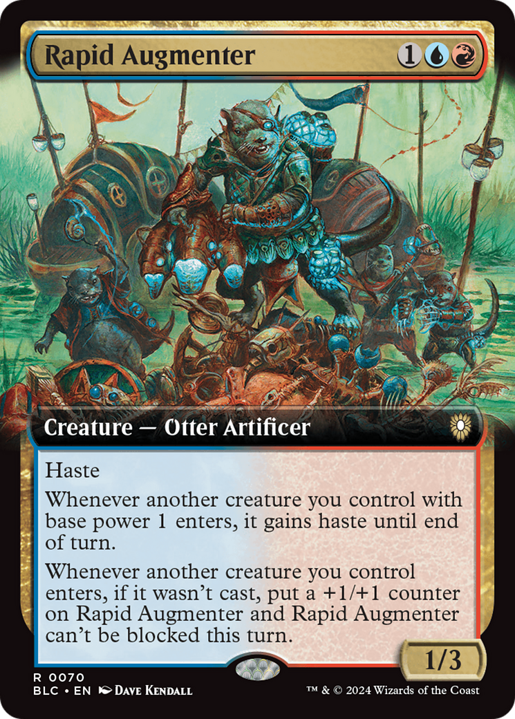 Rapid Augmenter (Extended Art) [Bloomburrow Commander] | Lots Moore NSW