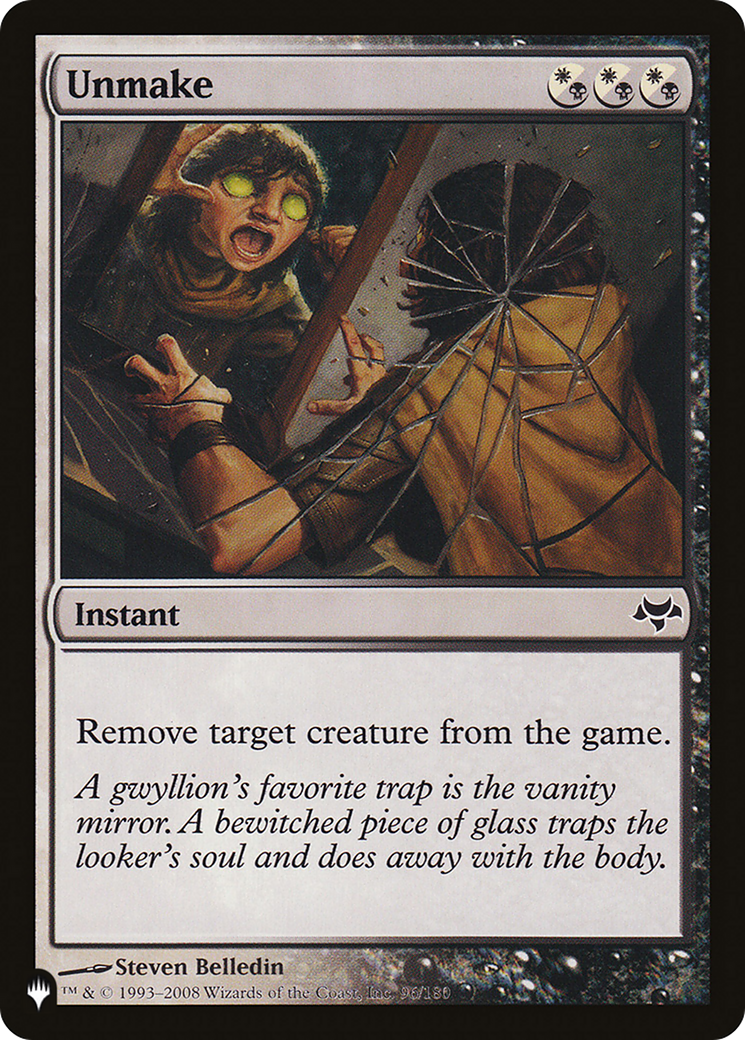 Unmake [The List Reprints] | Lots Moore NSW