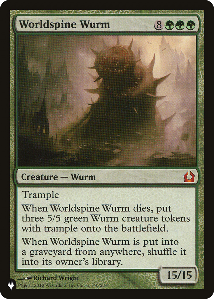 Worldspine Wurm [The List] | Lots Moore NSW