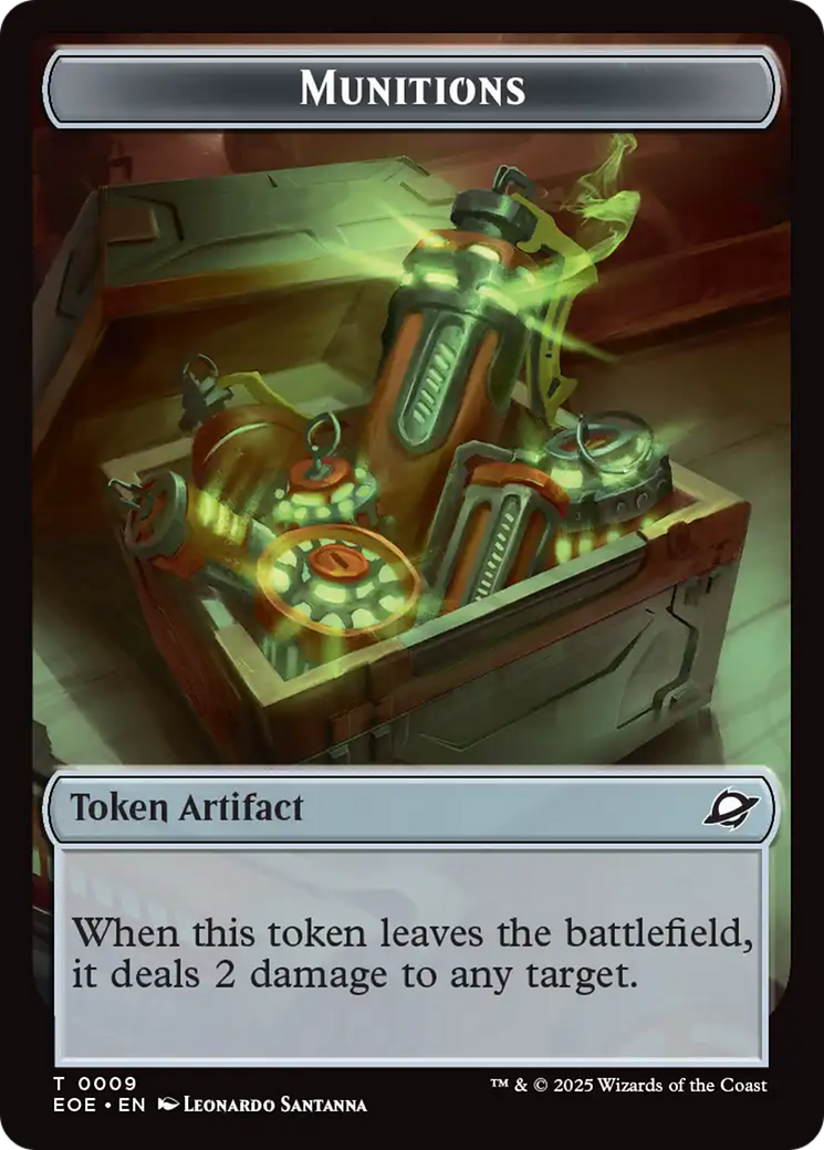 Robot // Munitions Double-Sided Token [Edge of Eternities Tokens] | Lots Moore NSW