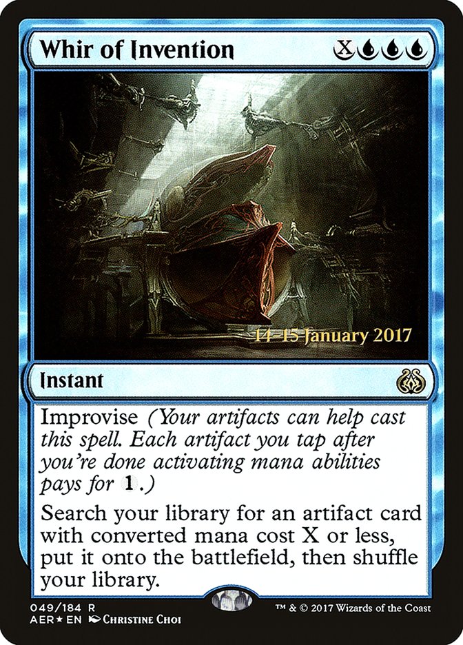 Whir of Invention [Aether Revolt Prerelease Promos] | Lots Moore NSW