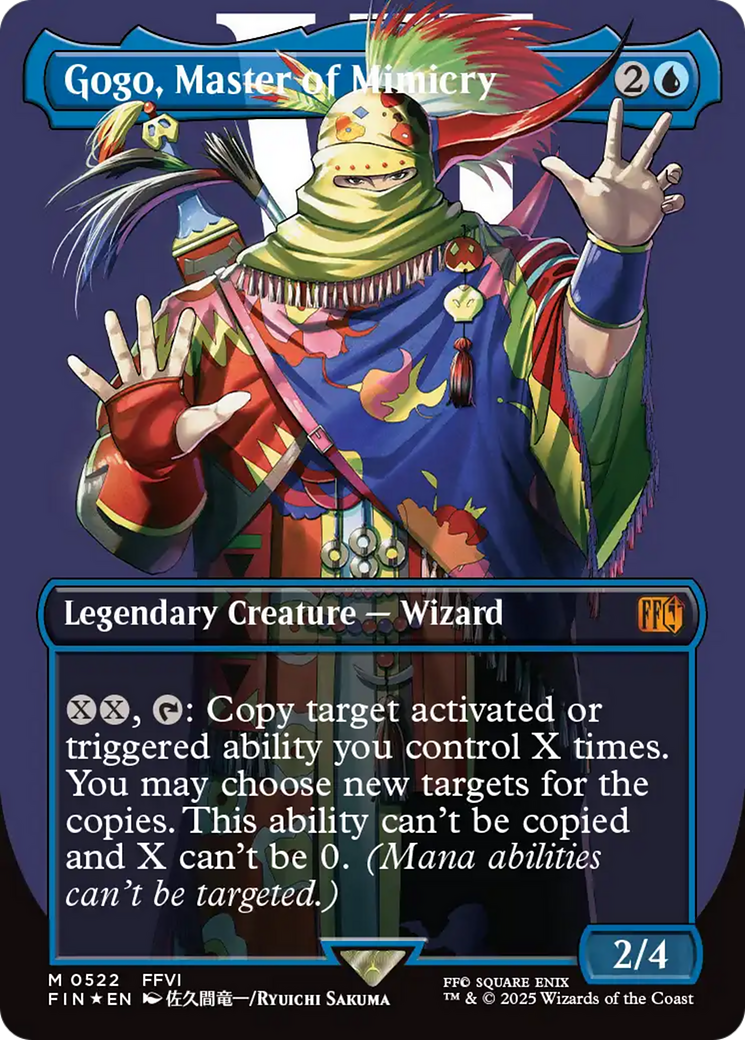 Gogo, Master of Mimicry (Borderless) (Surge Foil) [FINAL FANTASY] | Lots Moore NSW