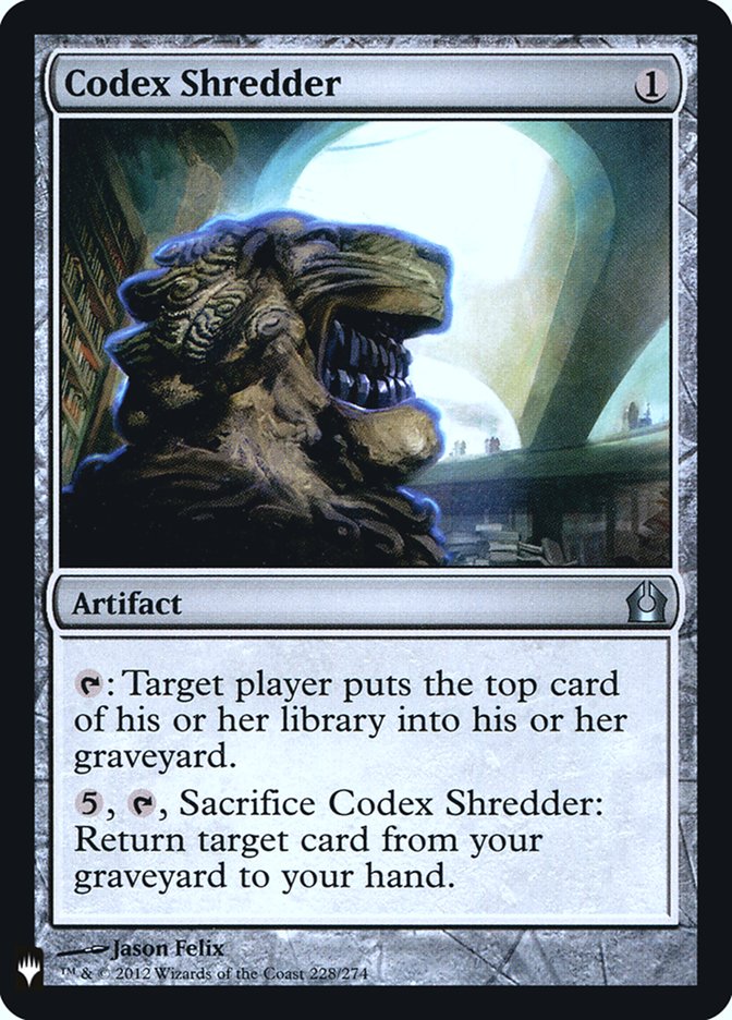 Codex Shredder [Mystery Booster] | Lots Moore NSW
