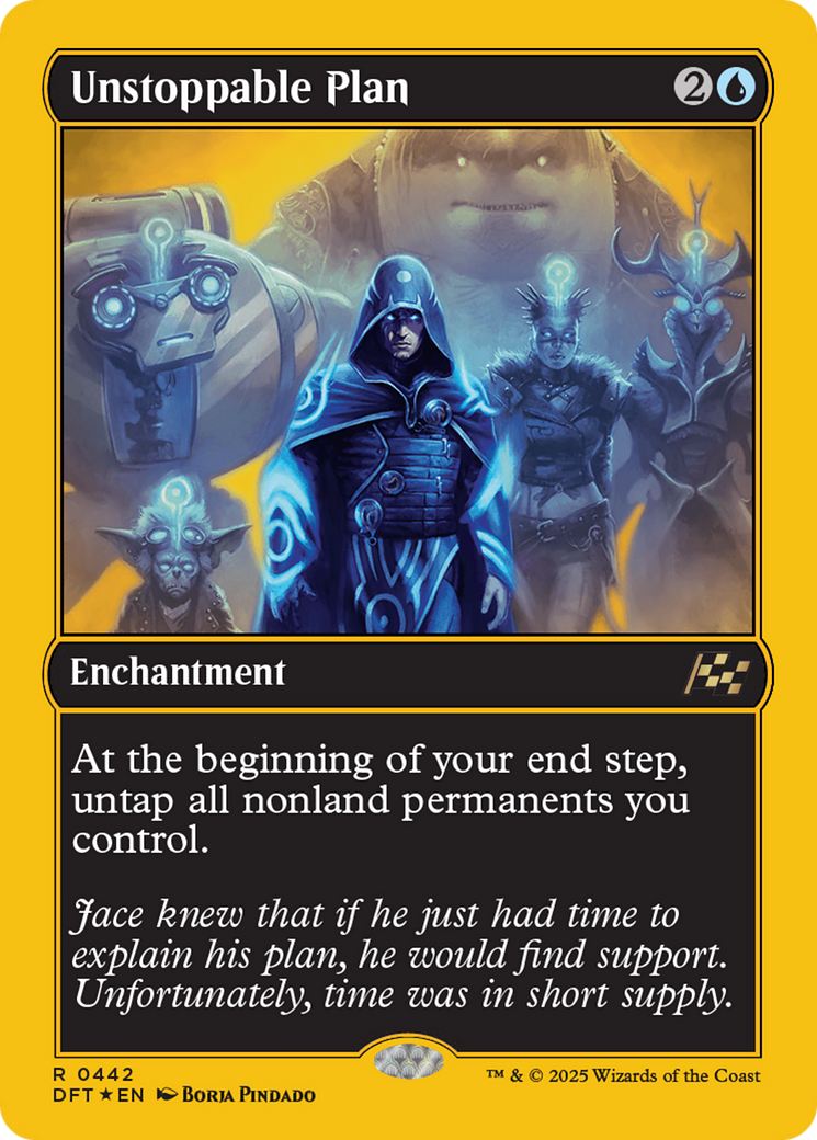 Unstoppable Plan (First-Place Foil) [Aetherdrift] | Lots Moore NSW
