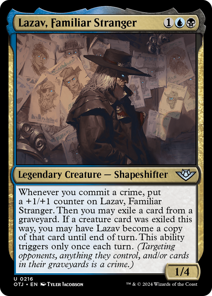 Lazav, Familiar Stranger [Outlaws of Thunder Junction] | Lots Moore NSW