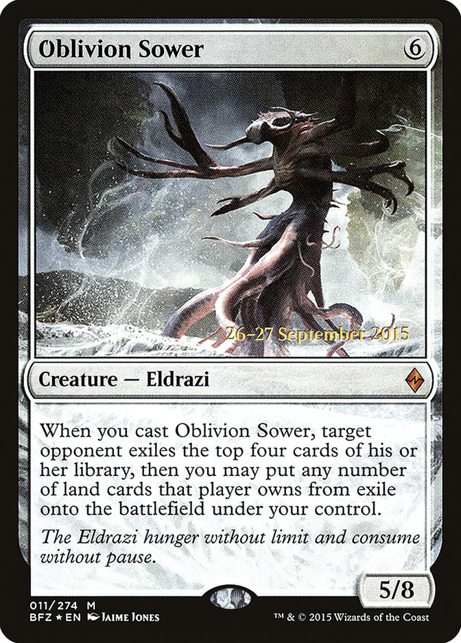 Oblivion Sower [Battle for Zendikar Prerelease Promos] | Lots Moore NSW