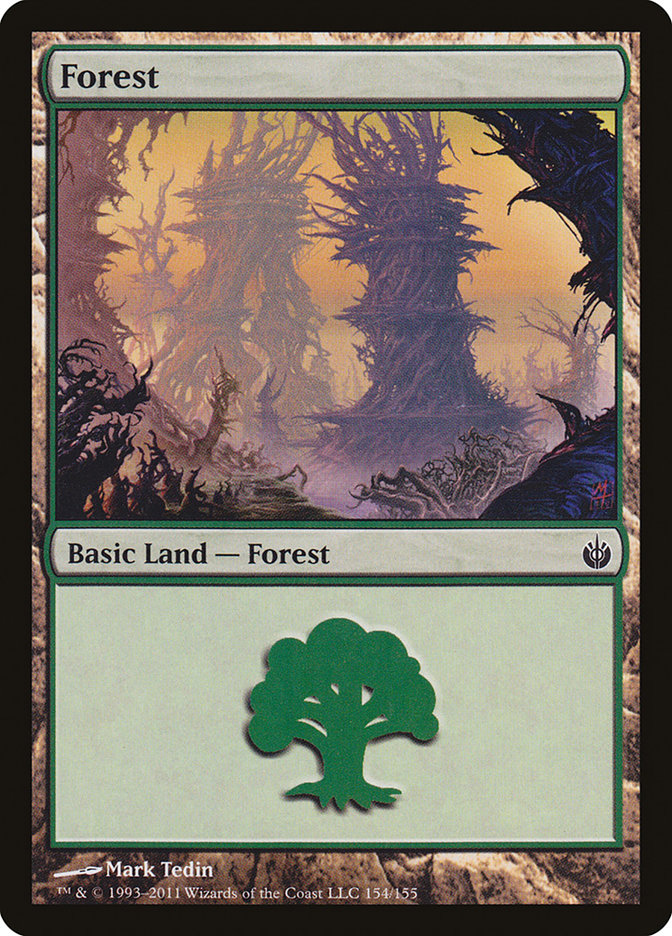 Forest (154) [Mirrodin Besieged] | Lots Moore NSW