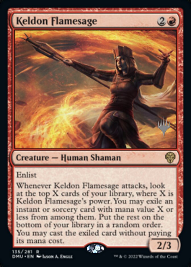 Keldon Flamesage (Promo Pack) [Dominaria United Promos] | Lots Moore NSW