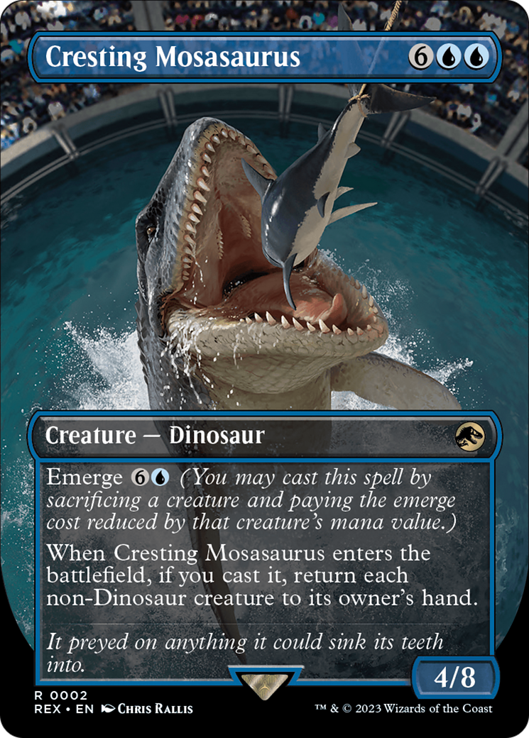 Cresting Mosasaurus (Borderless) [Jurassic World Collection] | Lots Moore NSW