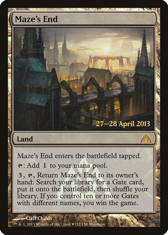 Maze's End [Dragon's Maze Prerelease Promos] | Lots Moore NSW