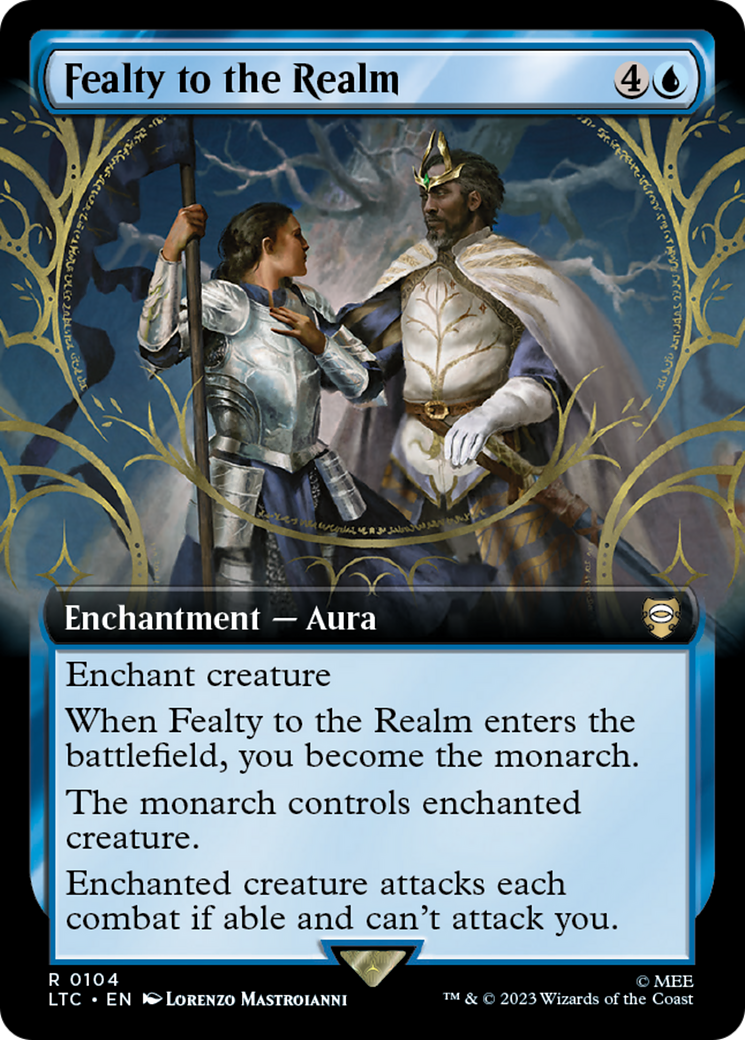 Fealty to the Realm (Extended Art) [The Lord of the Rings: Tales of Middle-Earth Commander] | Lots Moore NSW