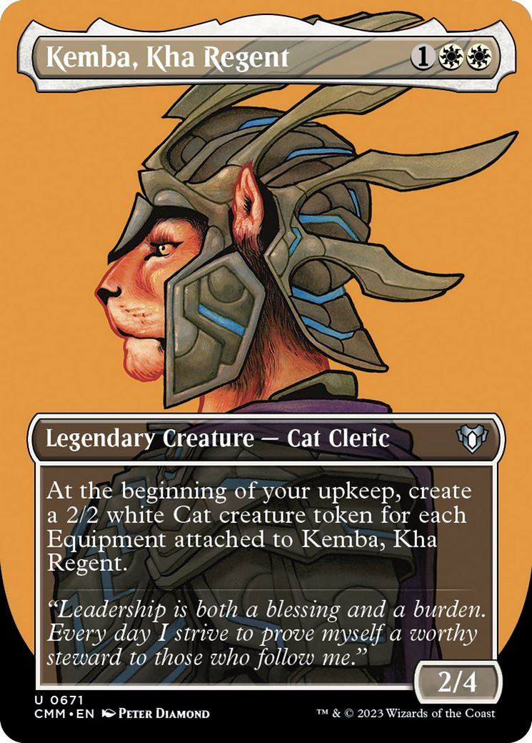 Kemba, Kha Regent (Borderless Profile) [Commander Masters] | Lots Moore NSW