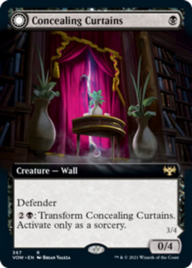 Concealing Curtains // Revealing Eye (Extended Art) [Innistrad: Crimson Vow] | Lots Moore NSW