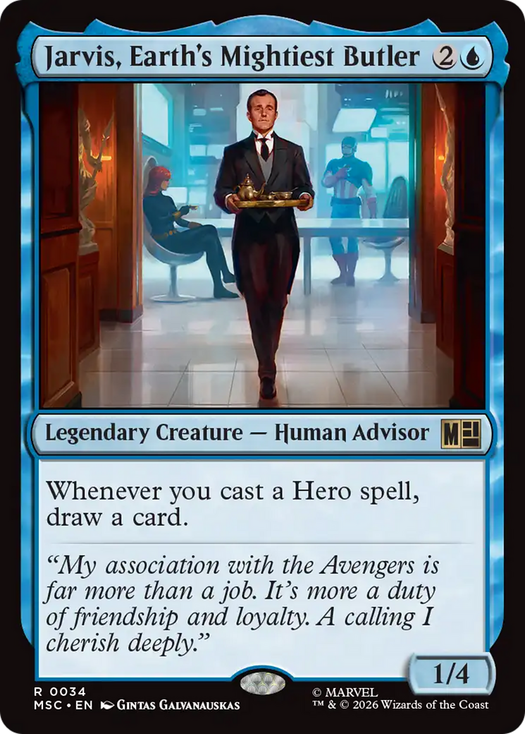 Jarvis, Earth's Mightiest Butler [Marvel Super Heroes Commander] | Lots Moore NSW