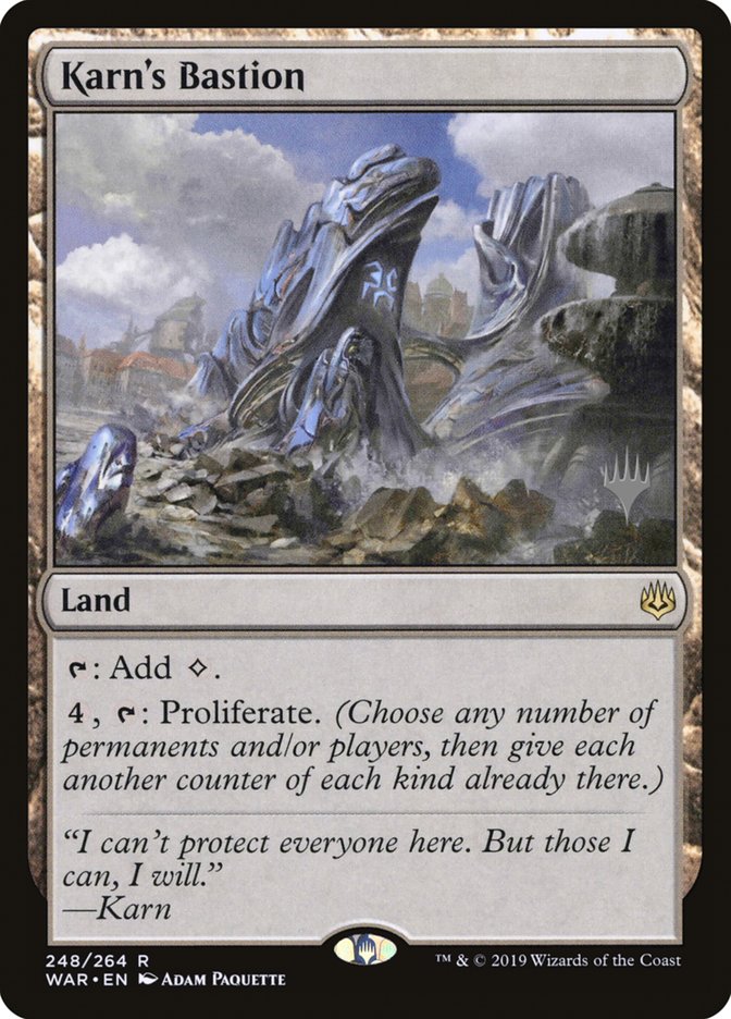 Karn's Bastion (Promo Pack) [War of the Spark Promos] | Lots Moore NSW