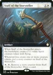 Staff of the Storyteller (Extended Art) [Phyrexia: All Will Be One Commander] | Lots Moore NSW