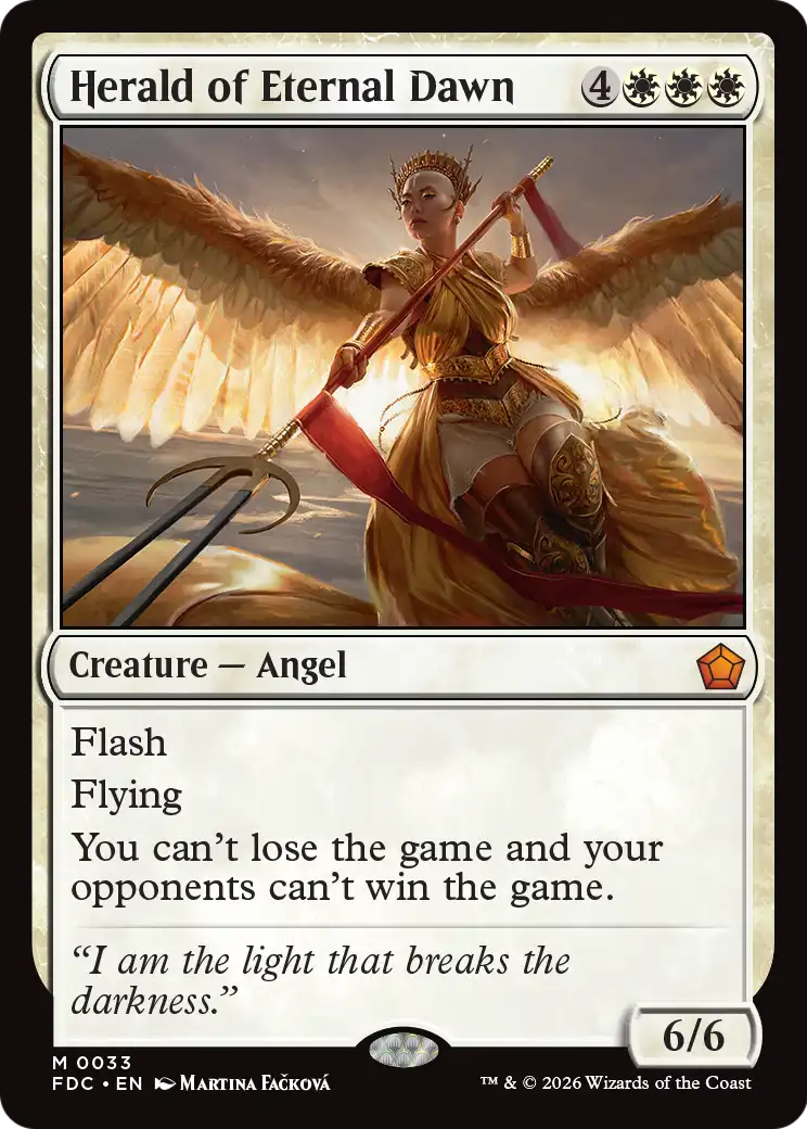 Herald of Eternal Dawn [Foundations Commander] | Lots Moore NSW