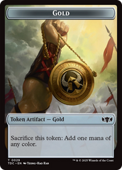 Elemental (0016) // Gold Double-Sided Token [Tarkir: Dragonstorm Commander Tokens] | Lots Moore NSW