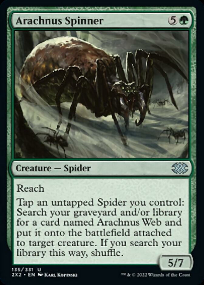 Arachnus Spinner [Double Masters 2022] | Lots Moore NSW