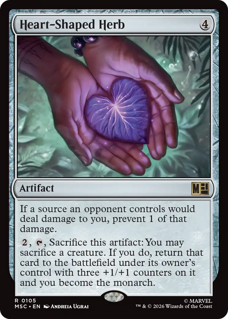 Heart-Shaped Herb (Surge Foil) [Marvel Super Heroes Commander] | Lots Moore NSW