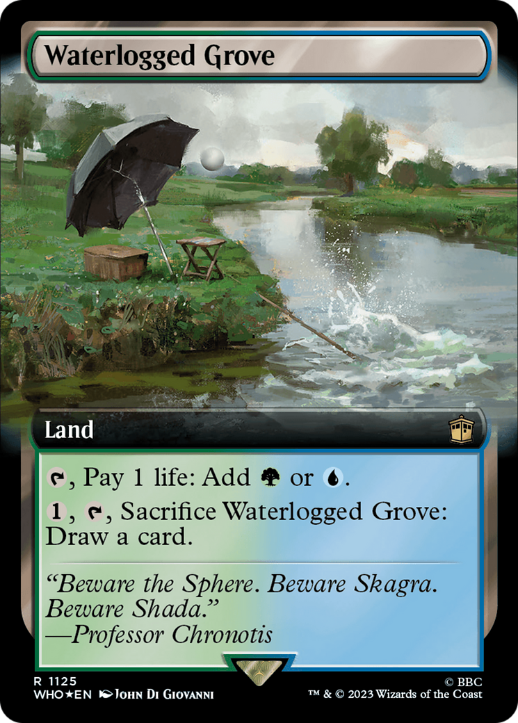 Waterlogged Grove (Extended Art) (Surge Foil) [Doctor Who] | Lots Moore NSW