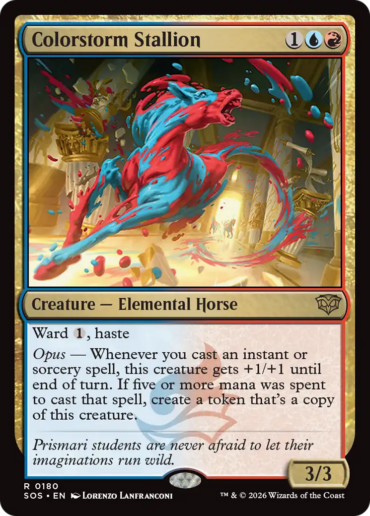 Colorstorm Stallion [Secrets of Strixhaven] | Lots Moore NSW