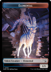 Elemental (9) // Spirit (14) Double-Sided Token [March of the Machine Tokens] | Lots Moore NSW