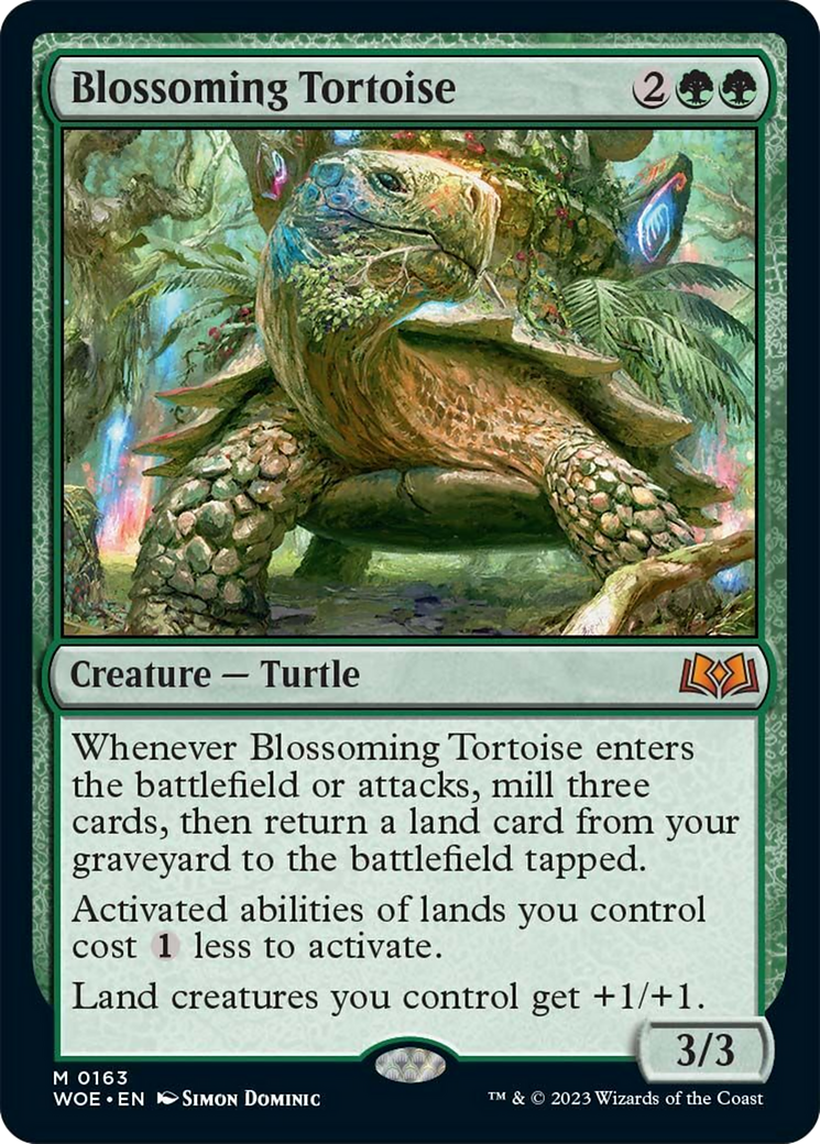 Blossoming Tortoise [Wilds of Eldraine] | Lots Moore NSW