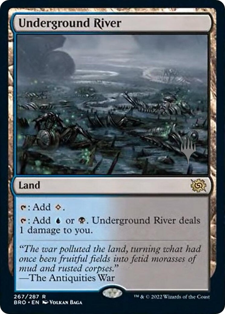 Underground River (Promo Pack) [The Brothers' War Promos] | Lots Moore NSW