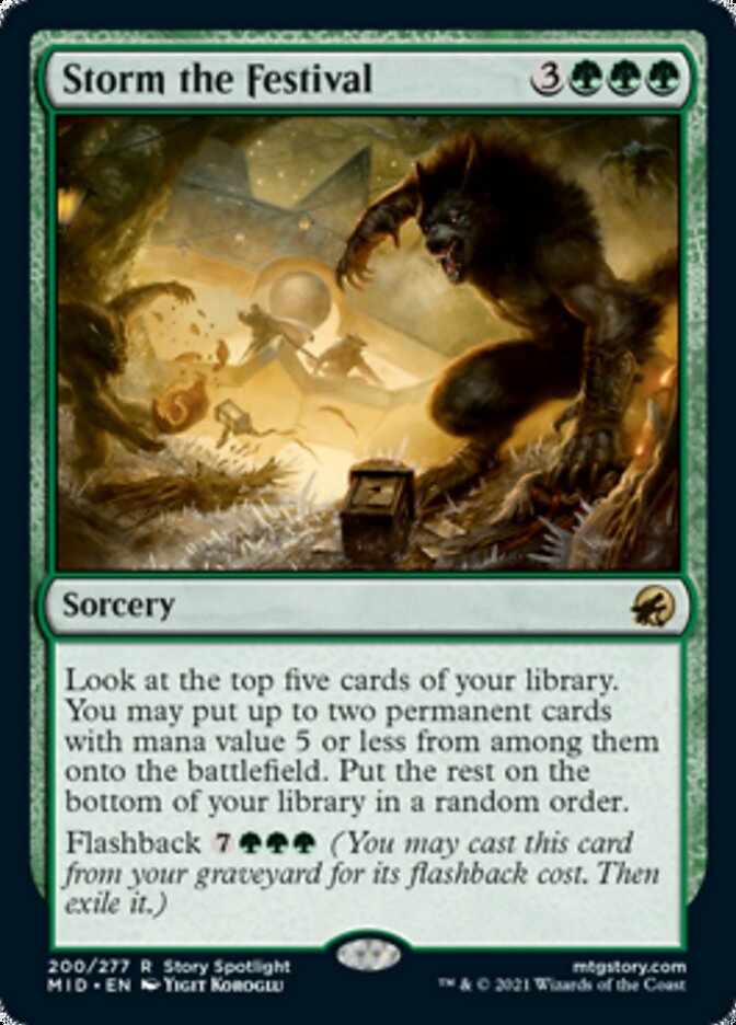 Storm the Festival [Innistrad: Midnight Hunt] | Lots Moore NSW