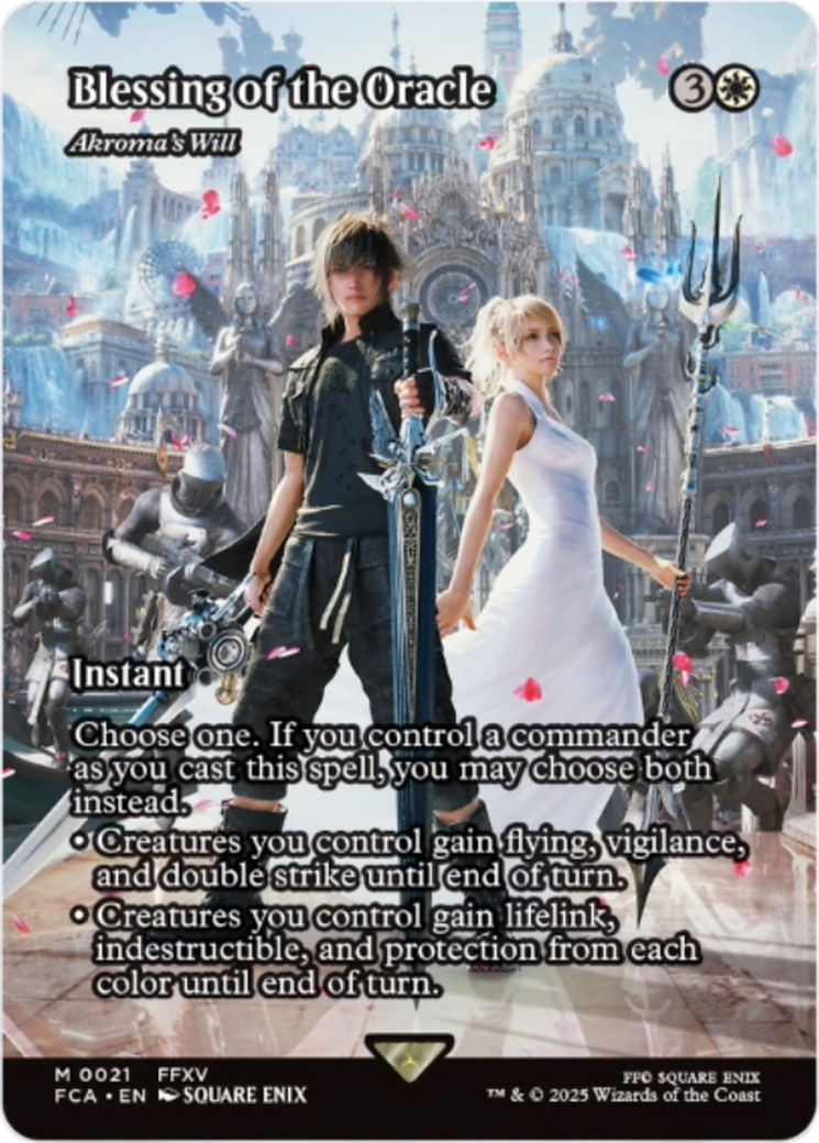 Blessing of the Oracle - Akroma's Will (Showcase) [FINAL FANTASY : Through the Ages] | Lots Moore NSW