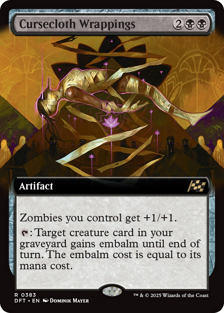 Cursecloth Wrappings (Extended Art) [Aetherdrift] | Lots Moore NSW
