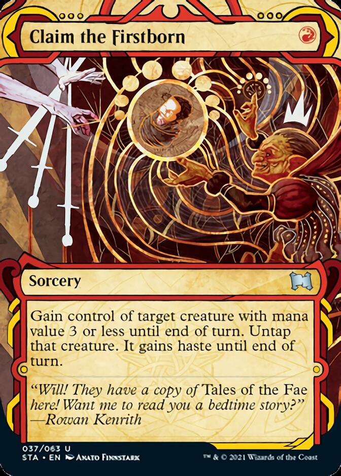 Claim the Firstborn (Foil Etched) [Strixhaven: School of Mages Mystical Archive] | Lots Moore NSW
