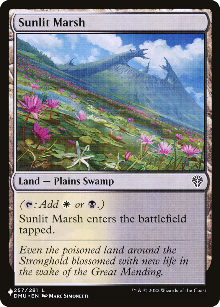 Sunlit Marsh [The List Reprints] | Lots Moore NSW