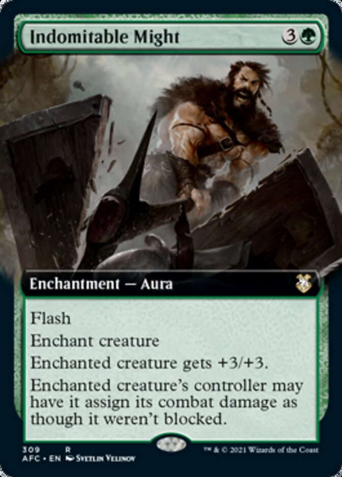 Indomitable Might (Extended Art) [Dungeons & Dragons: Adventures in the Forgotten Realms Commander] | Lots Moore NSW