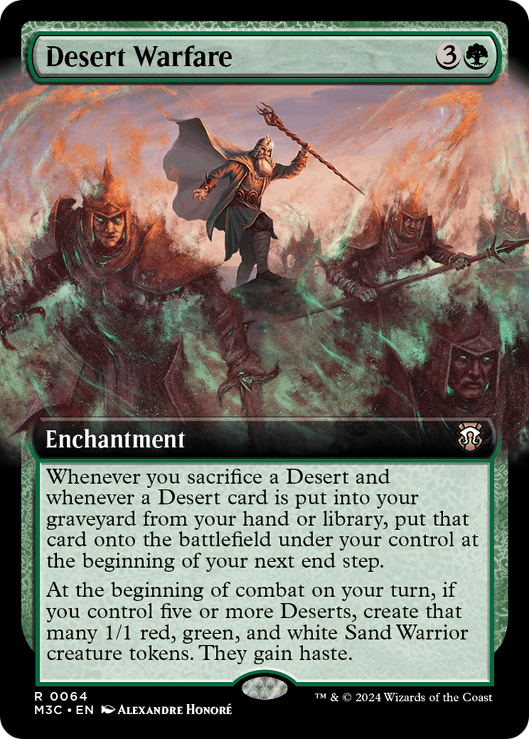 Desert Warfare (Extended Art) [Modern Horizons 3 Commander] | Lots Moore NSW