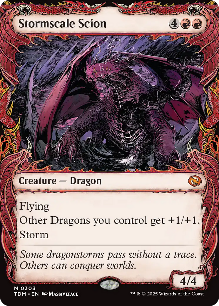 Stormscale Scion (Showcase) [Tarkir: Dragonstorm] | Lots Moore NSW