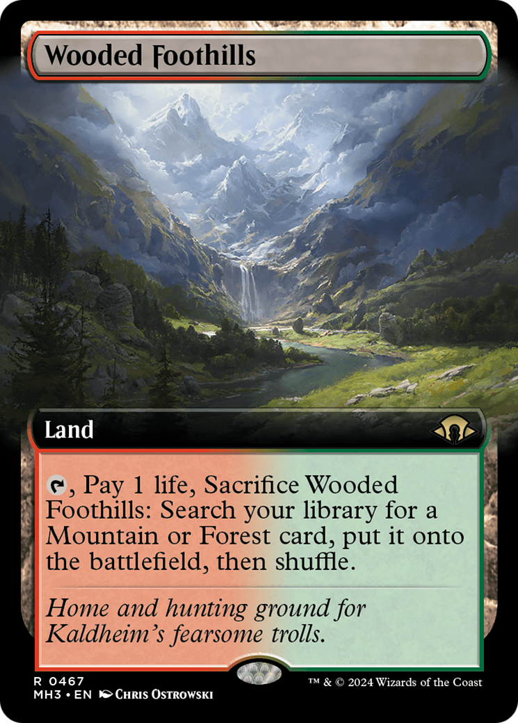 Wooded Foothills (Extended Art) [Modern Horizons 3] | Lots Moore NSW