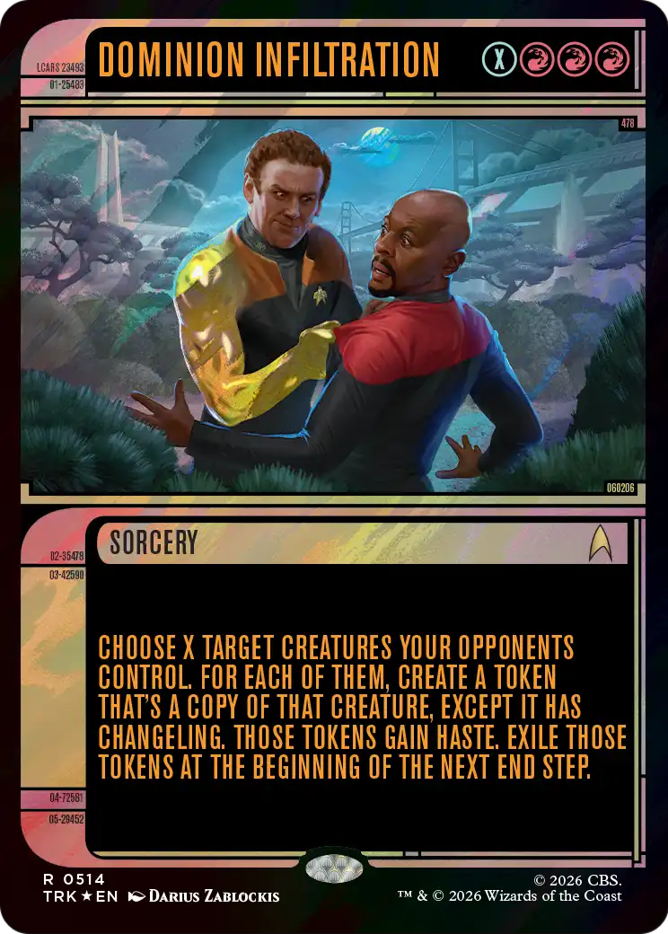 Dominion Infiltration (Showcase) (Surge Foil) [Star Trek] | Lots Moore NSW