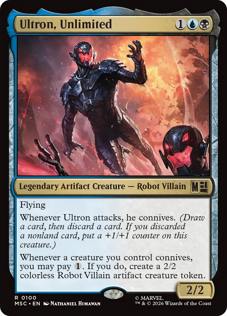 Ultron, Unlimited (Surge Foil) [Marvel Super Heroes Commander] | Lots Moore NSW