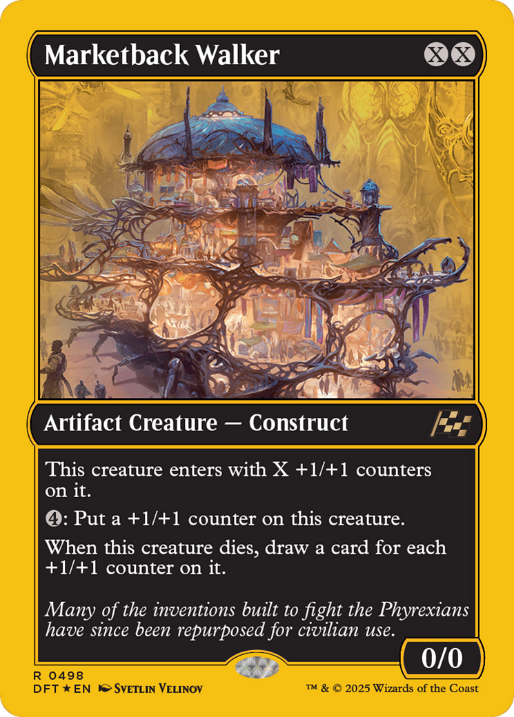 Marketback Walker (First-Place Foil) [Aetherdrift] | Lots Moore NSW
