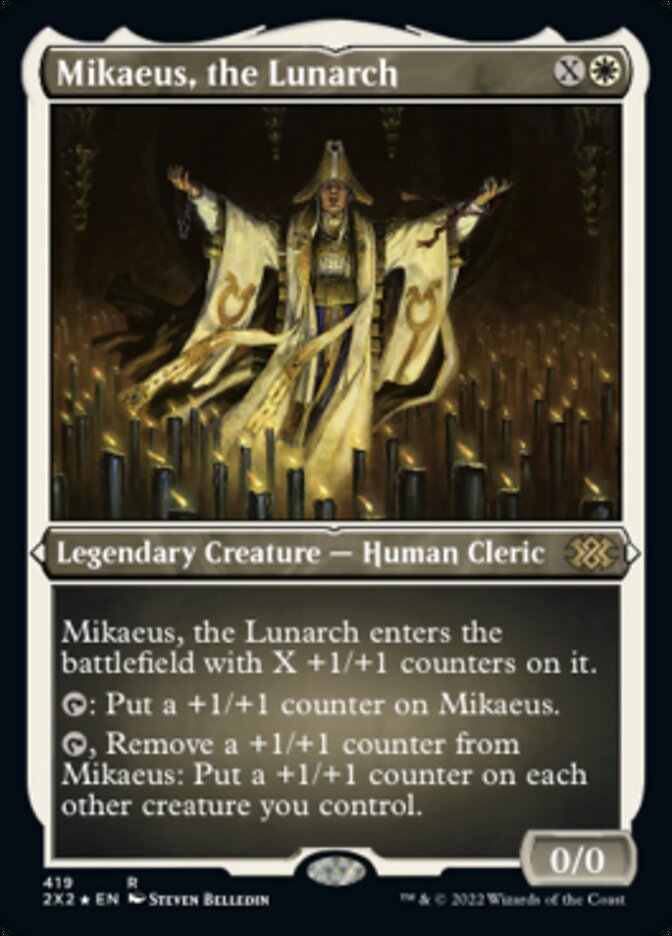 Mikaeus, the Lunarch (Foil Etched) [Double Masters 2022] | Lots Moore NSW