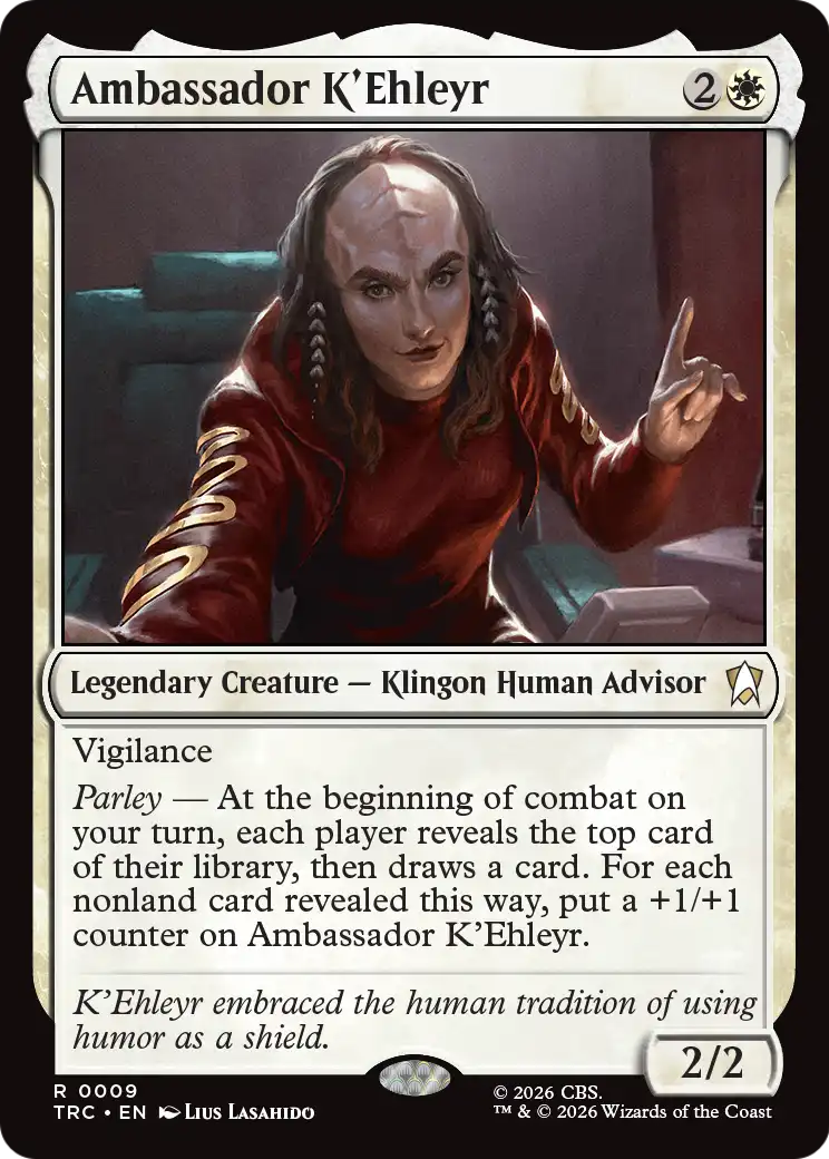 Ambassador K'Ehleyr (Surge Foil) [Star Trek Commander] | Lots Moore NSW