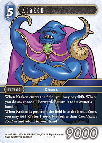 Kraken [Opus XI] | Lots Moore NSW