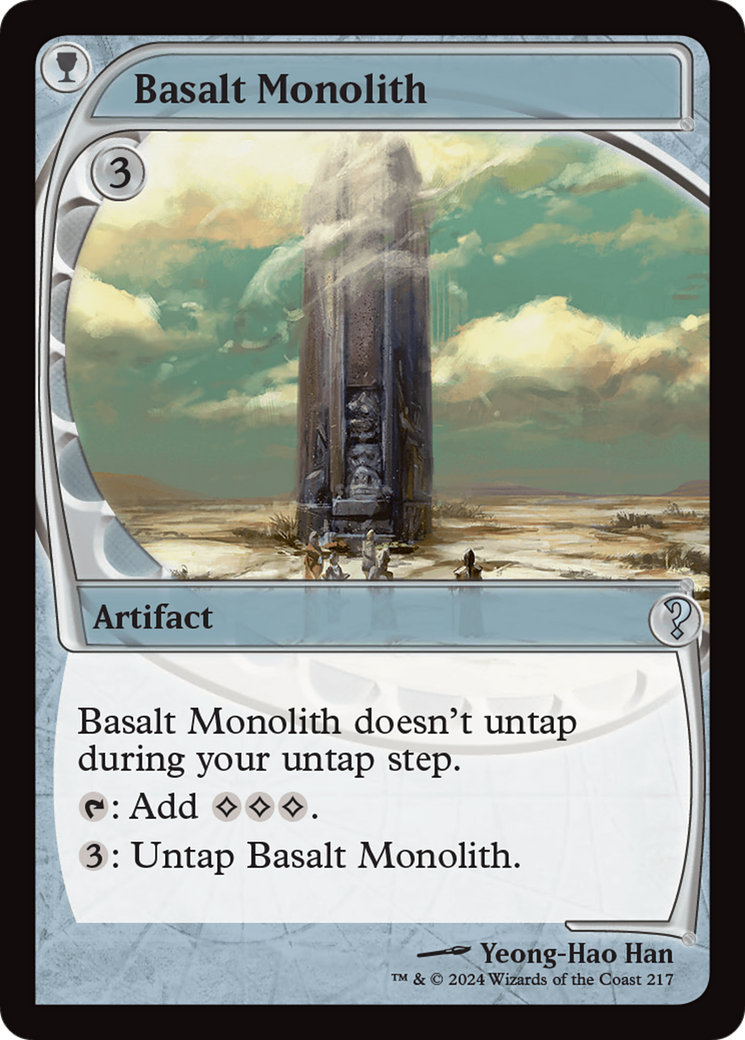 Basalt Monolith (Future Sight) [Mystery Booster 2] | Lots Moore NSW